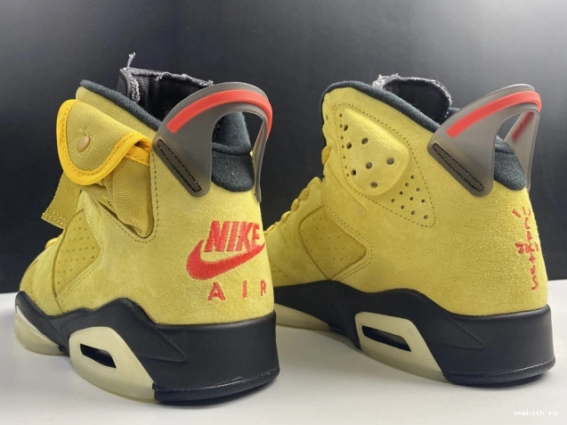 Rep Onekick X TRAVIS YELLOW 6 JORDAN CN1084-300 SCOTT AIR 0817